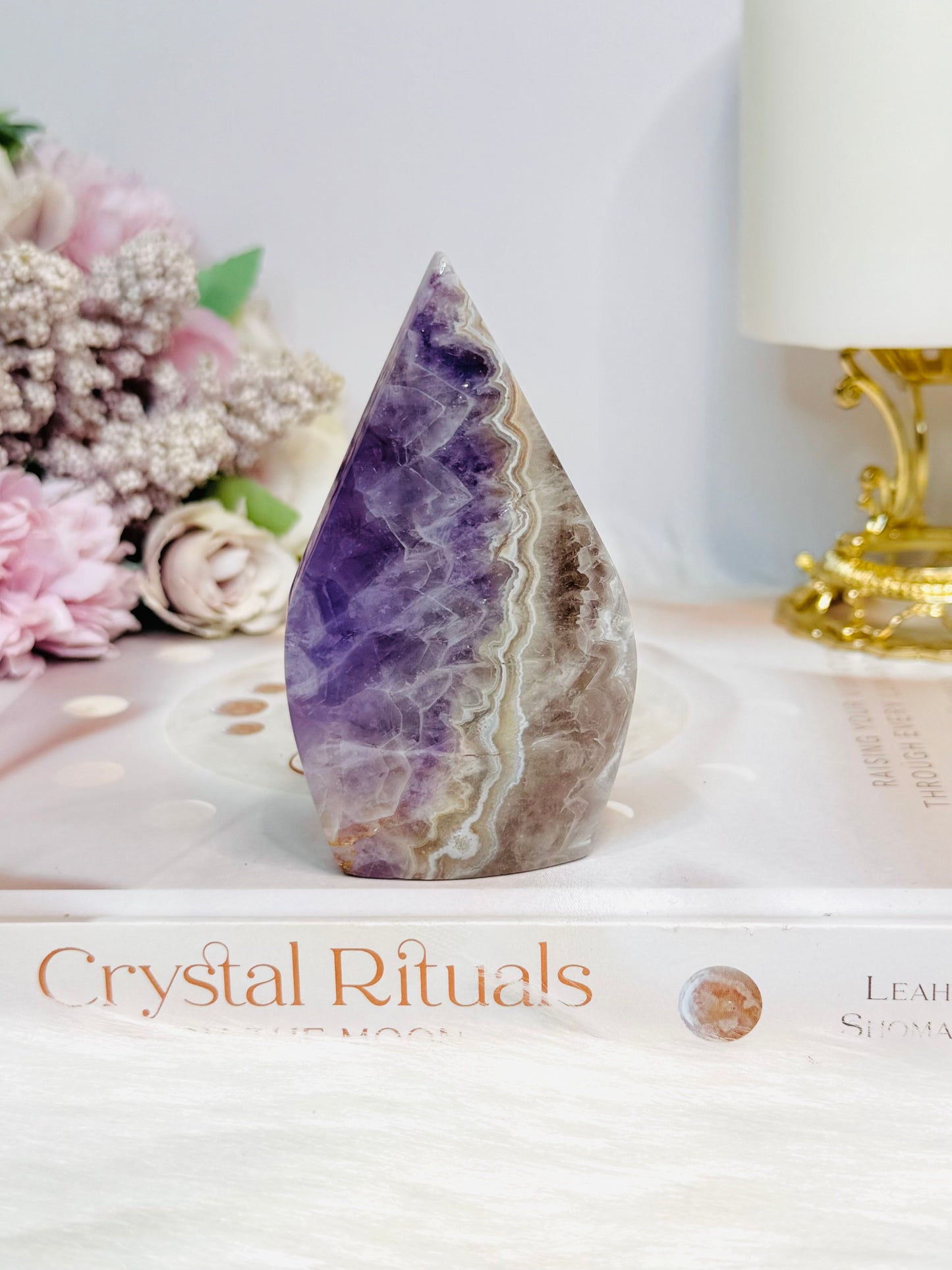 Crazy Lace Amethyst Flame 9cm