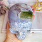 Huge High Grade Ocean Jasper Carved Skull 1.6KG