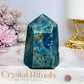 Blue Apatite Chunky Tower 8cm 335g