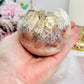 Classy & Absolutely Fabulous Large 489gram Druzy Pink Amethyst Stunning Sphere On Stand From Brazil