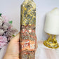Large Leopard Skin Jasper Chunky Tower 18cm