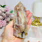 Pink Tourmaline Druzy Tower 12cm