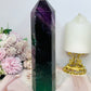 Large Purple & Green Chunky Fluorite Tower with Rainbows 19.5cm 943g