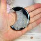 Black Agate Moon 7cm
