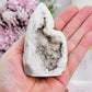 White Sugar Druzy Quartz Freeform 9cm 115grams