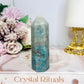Natural Blue Trolleite Tower 9.5cm