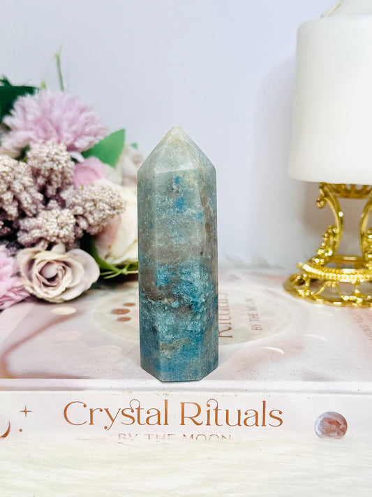 Natural Blue Trolleite Tower 9.5cm