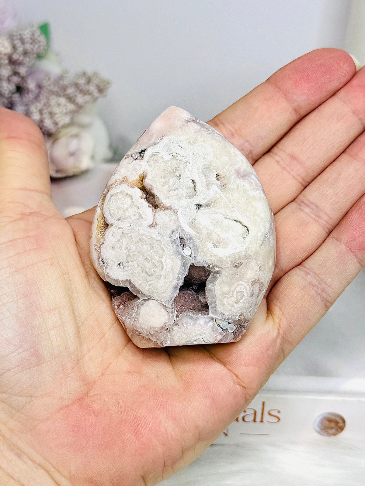 Pink Amethyst Druzy Flame | Freeform 7cm