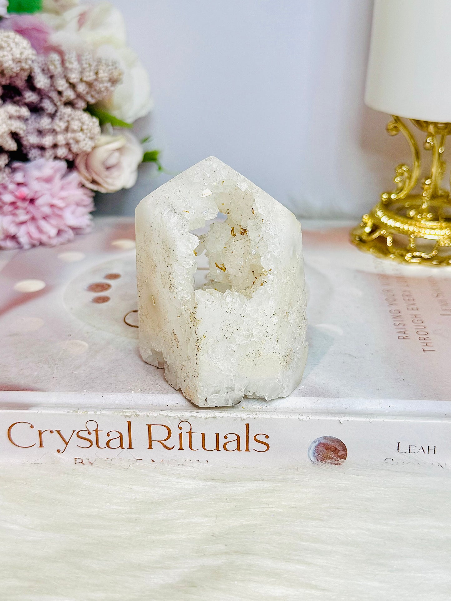 Chunky Quartz Druzy Tower 7cm