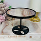 Crazy Lace Amethyst Spinning Top Small Table H:10cm W:12cm