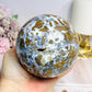 Large Brecciated Jasper Sphere on Stand 1.12KG
