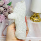 Rare White Apophyllite Crystal Stalactite Formation Specimen 14cm 420g