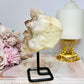 Large Natural Pink Lithium Cluster on Stand 514g