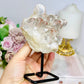 Large Natural Pink Lithium Cluster on Stand 514g