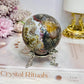 Large Mexican Lace Agate Sphere on Stand 368g