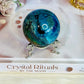 Absolutely Incredible High Grade Chrysocolla Sphere on Stand 6.5cm