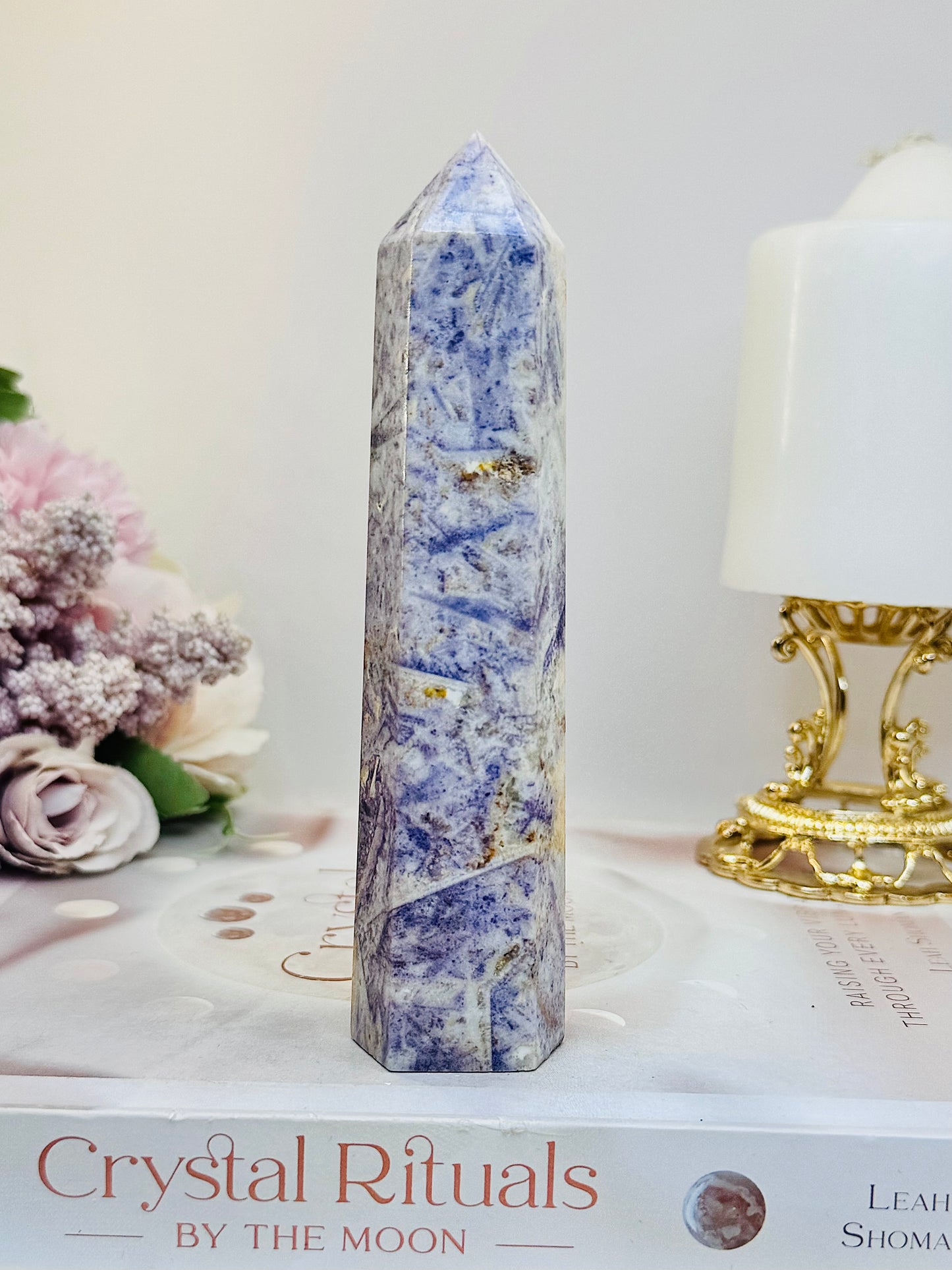 Chunky Large 13.5cm Gorgeous Natural Tiffany Stone Tower