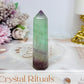 Watermelon Fluorite Tower 8.5cm