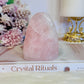Natural Rose Quartz Polished Freeform 8cm