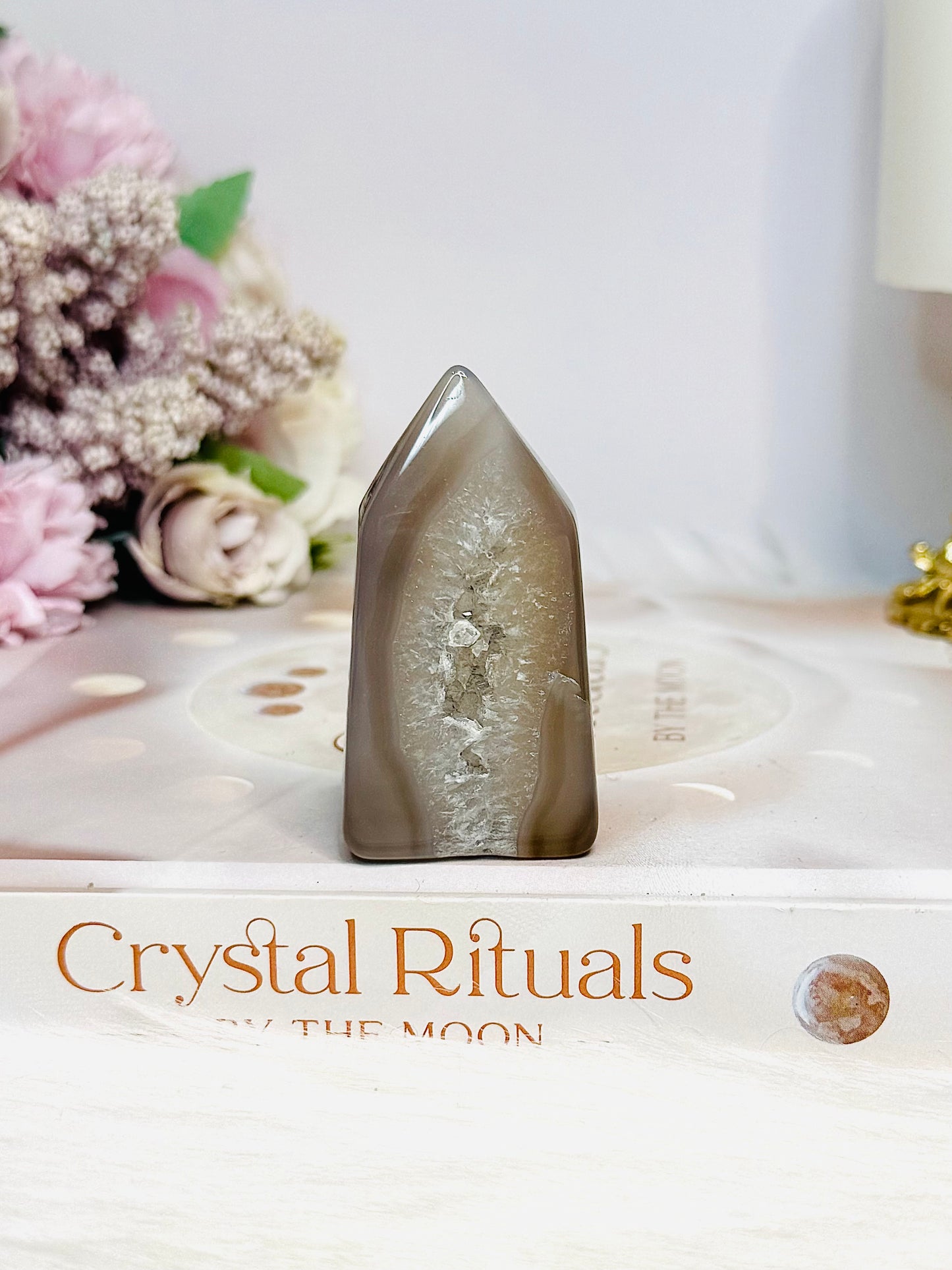 Druzy Agate Tower 6cm
