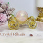 Gold Carriage with Angel Aura Sphere 9.5cm