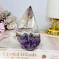 Chevron Amethysy Freeform 11cm 360g