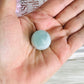 Natural Small Aquamarine Sphere on Stand