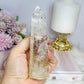 Clear Quartz Tower with Rainbows 12.5cm