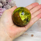 Natural Green Opal Sphere on Stand 220g