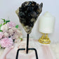 Large Smokey Quartz Cluster On Stand 812g 20cm