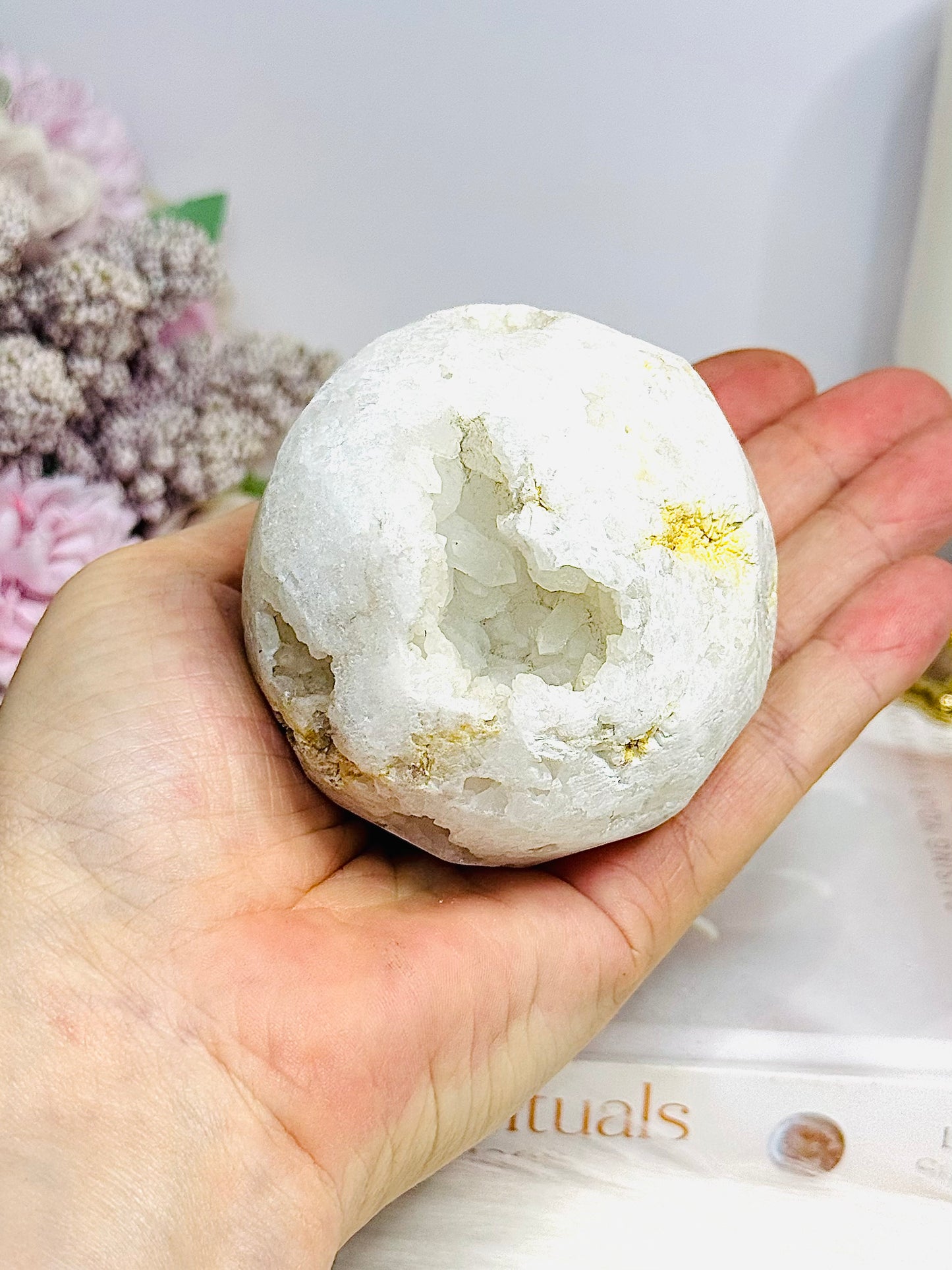 Moroccan Geode Druzy Sphere 320g