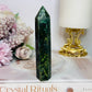 Beautiful 10cm  Emerald Jasper Tower