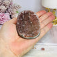 Base Cut Druzy Galaxy Amethyst Cluster 156g