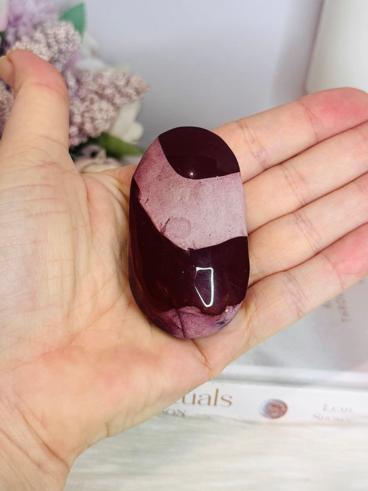 Large Mookaite Jasper Palm Stone