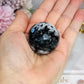 Rainbow Moonstone Sphere with Blue Flash On Stand 8cm