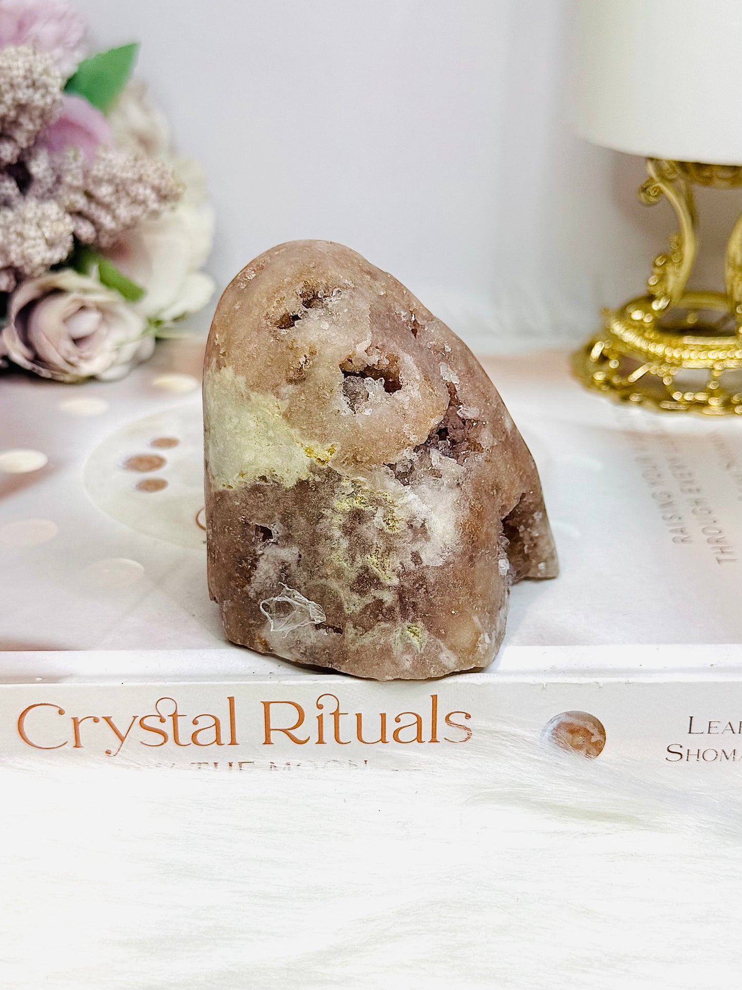 Pink Amethyst Druzy Freeform 7.5cm 299g