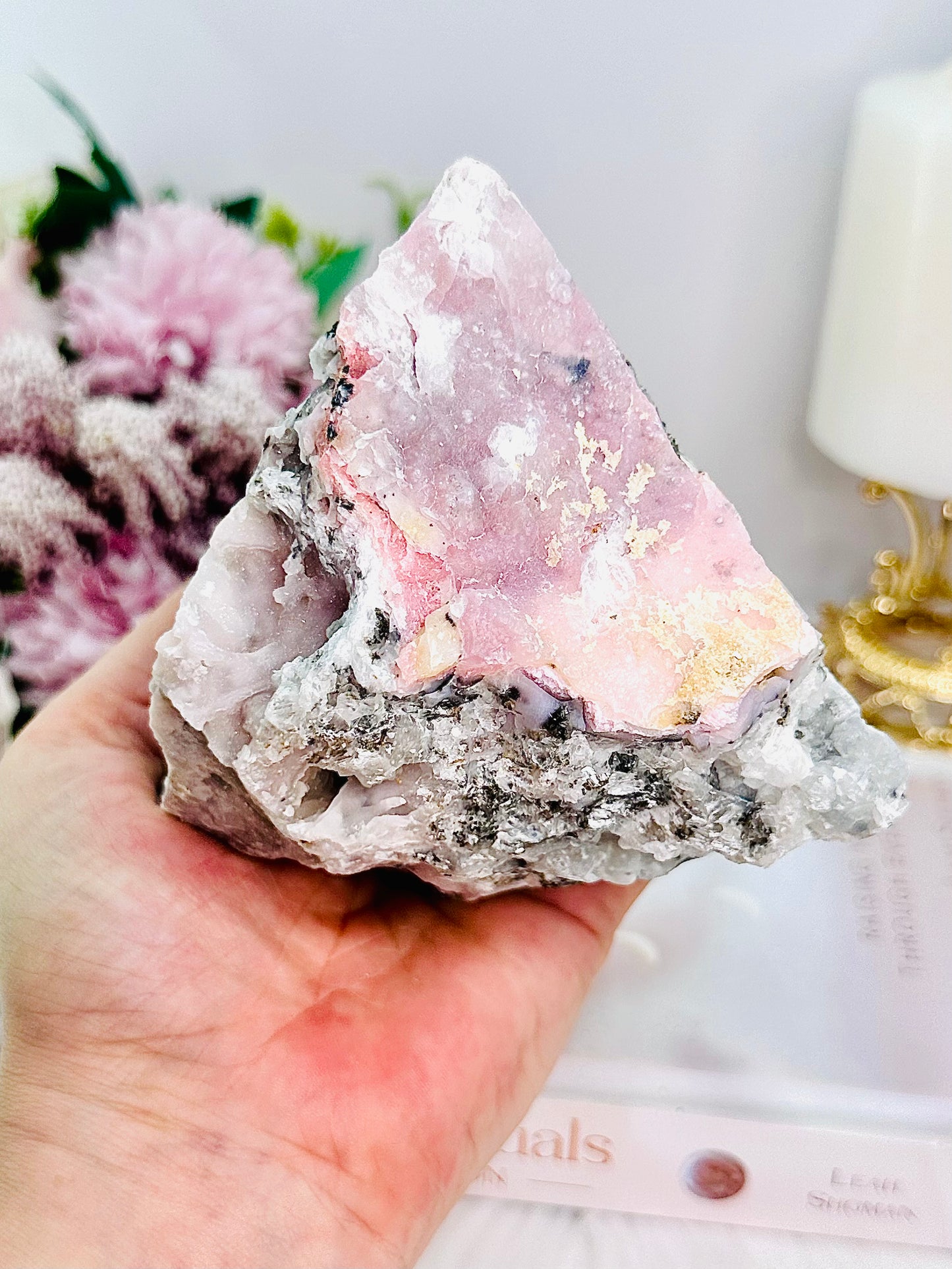 My Fave!!! Absolutely Stunning Large Chunky Natural Pink Opal Specimen 617grams