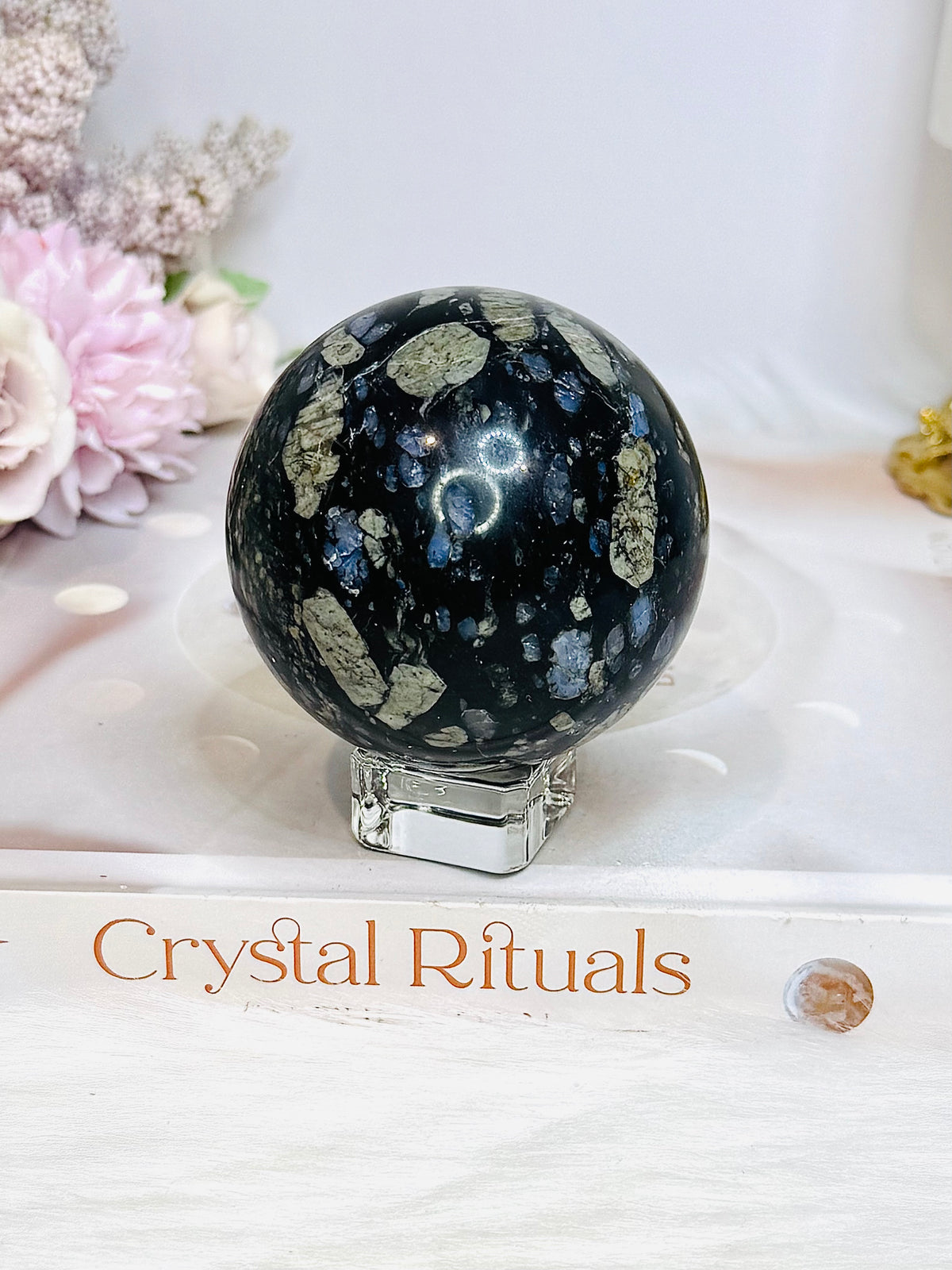 Que Sera | Galaxy Rhyolite Sphere 327g