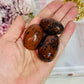 Set of 3 Mahogany Obsidian Large Tumbles