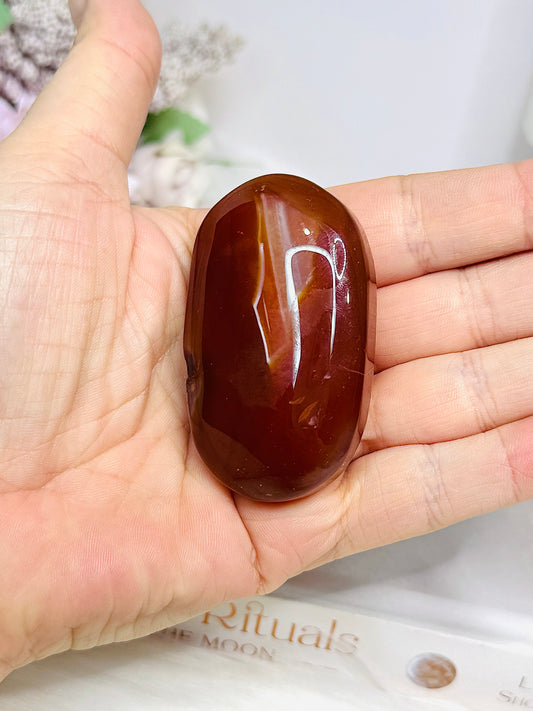 Carnelian Palm Stone