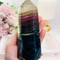 Large Chunky Rainbow Fluorite Tower 14cm 636grams