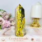 Large Bumblebee Jasper Tower 13.5cm 377g