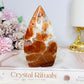 Agate Druzy Flame | Freeform 11cm