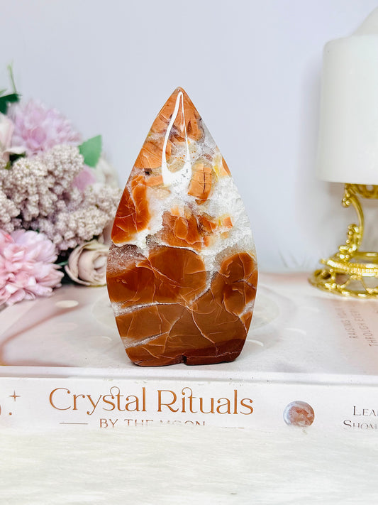 Agate Druzy Flame | Freeform 11cm