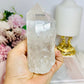 Natural Lemurian Clear Quartz Tower 11cm 399g