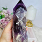 Large Natural Amethyst Dog Tooth 27cm