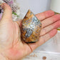 Jasper Carved Flame 7cm
