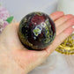 Large Dragons Blood Sphere on Stand 384g