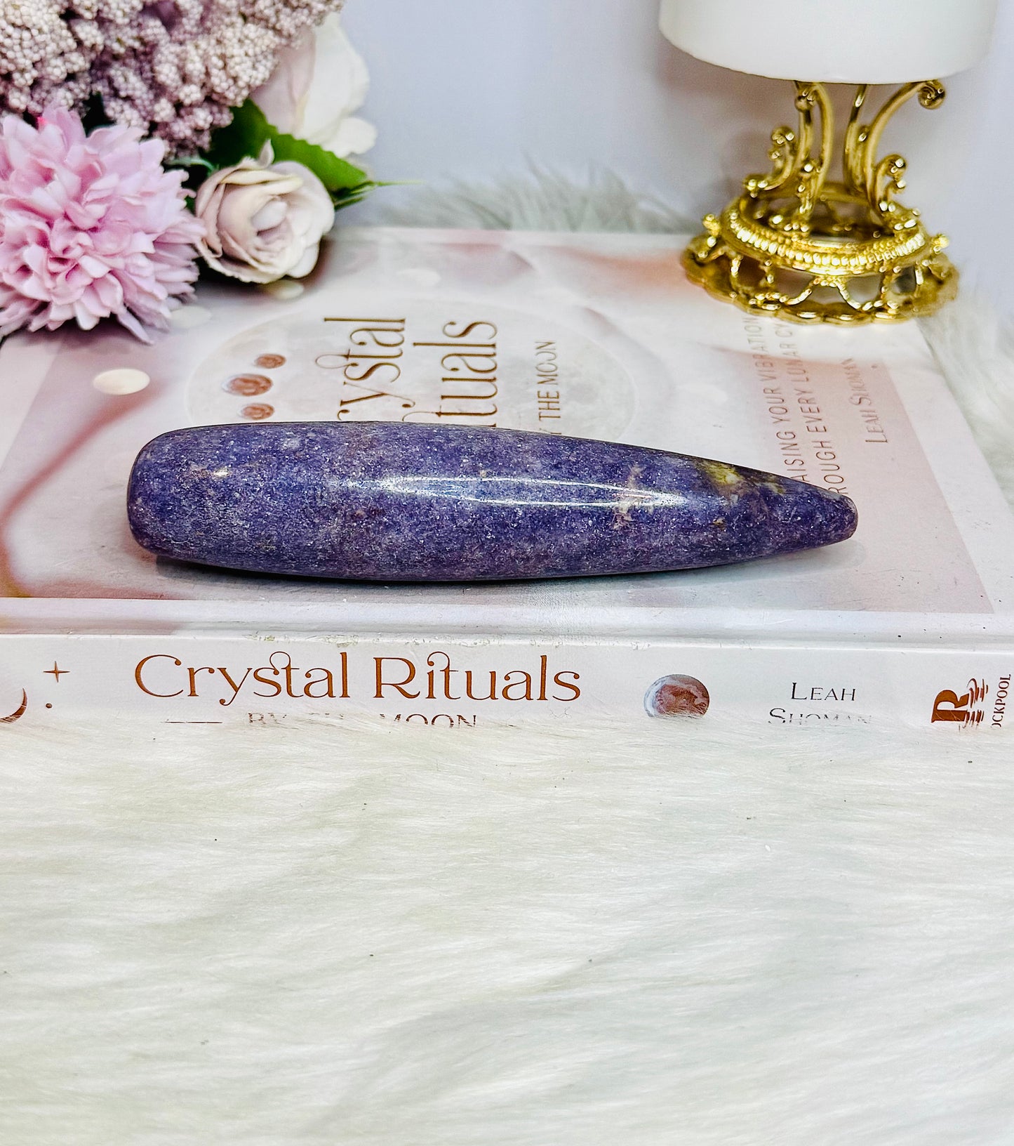 Purple Lepidolite Massage Wand 13cm