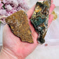 Set of 2 Aura Druzy Sphalerite Slabs